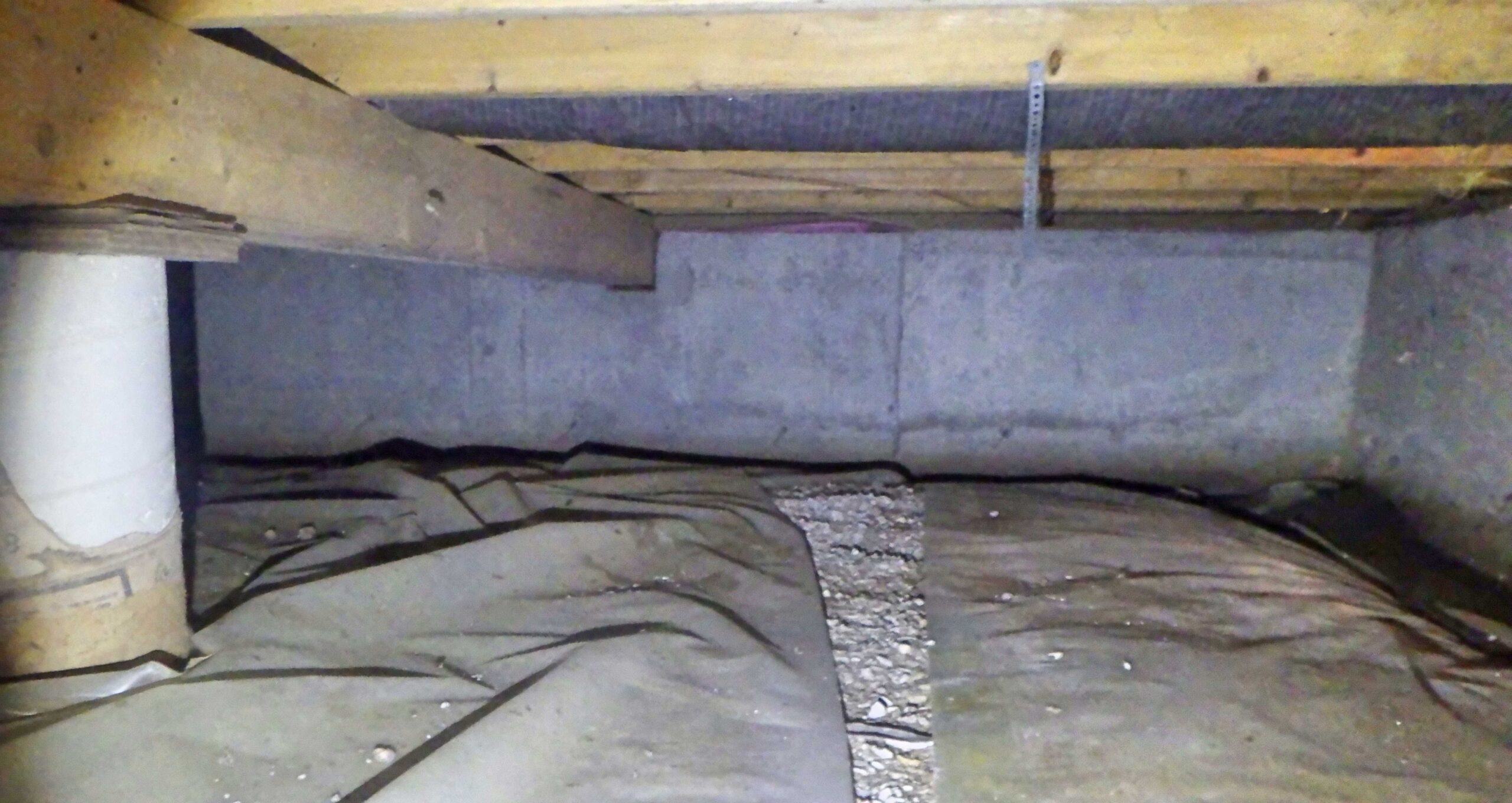 Ask For Mold Reinspection After Repairs Complete Before Closing - Bad Vapor Barrier